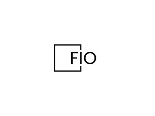 FIO Letter Initial Logo Design Vector Illustration
