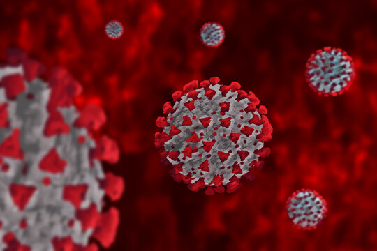 3D rendered illustration of Covid19 Corona Virus