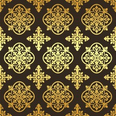 Wallpaper baroque, damask. floral pattern. Vintage ornament. background for wallpaper, printing on the packaging paper, textiles, tile.