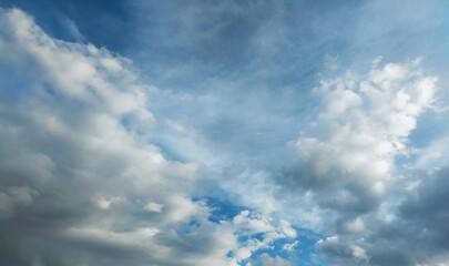 blue sky with clouds