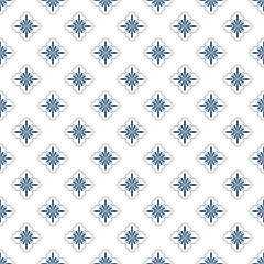 Vintage pattern background with concept blue classic Pantone.