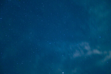 たくさんの星が煌く、日本から見た夏の夜空