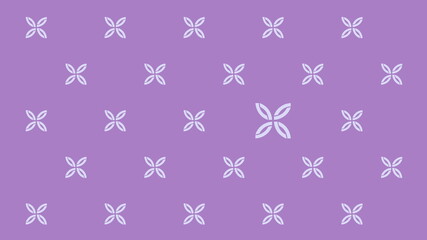 Purple Flowers Pattern Background