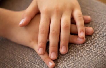 Child hands. Hands. Photo. 