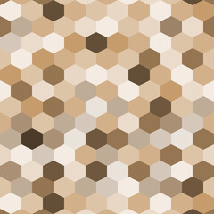 Abstract brown geometry shape and gradient background vector