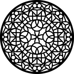 Rose Window, Fig. 25, round 1, triangular 1