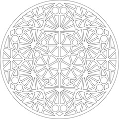 Rose Window, Fig. 25, round 2, triangular 2, framework