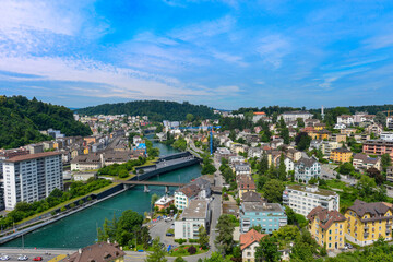 Panoramaansicht Luzern