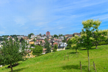 Fototapeta na wymiar Panoramaansicht Luzern