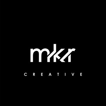 MKR Letter Initial Logo Design Template Vector Illustration