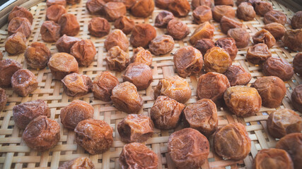 自家製の梅干し