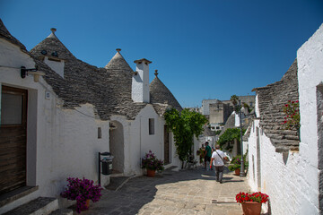 Alberobello, Trulli Haüser, Apulien, Italien, Süditalien