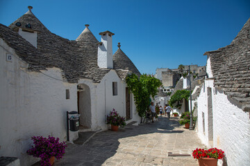 Alberobello, Trulli Haüser, Apulien, Italien, Süditalien