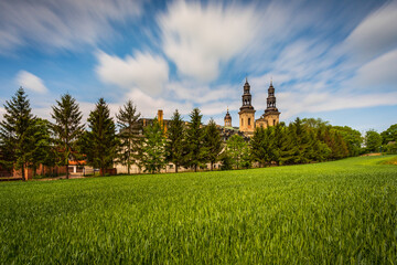 Obraz premium Lad Abbey is a former Cistercians monastery in Lad -village, Poland.