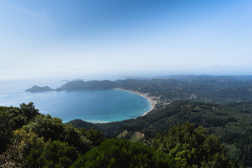 Scenic view of Agios Georgios corfu