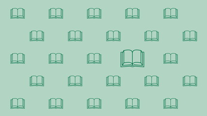 Book Pattern Background