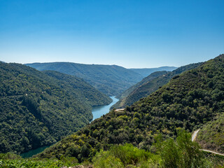 Fototapeta premium Ribeira Sacra from the Souto Chao veiw point