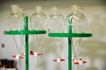 Test tubes in the laboratory
