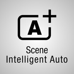 scene Intelligent Auto mode icon. Vector