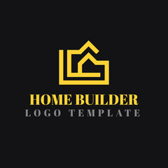 Fototapeta na wymiar Home Builder Logo Template