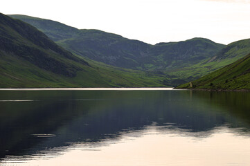 Evening, Ben Chonzie mountain and Loch Turret