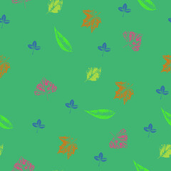 seamless pattern with flowers