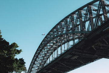 Close-up van Sydney Harbour Bridge, Sydney