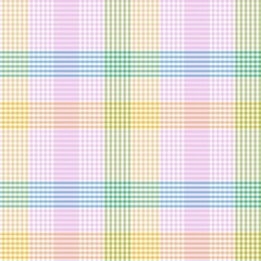 Rainbow Pastel Plaid textured Seamless Pattern