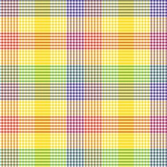 Rainbow Pastel Plaid textured Seamless Pattern