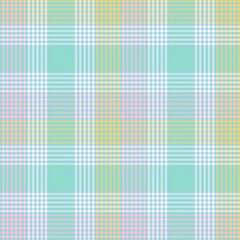 Rainbow Pastel Plaid textured Seamless Pattern