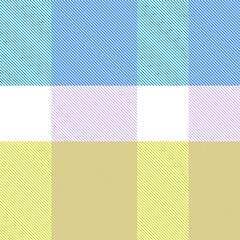 Rainbow Pastel Plaid textured Seamless Pattern