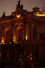Municipal Theater at Night