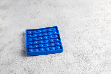 Trendy children's flexible sensory colorful toy pop it.