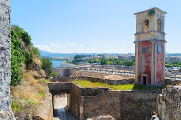 Old fortress in Corfu town