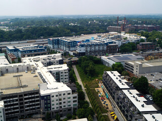 Fototapeta premium Atlanta Beltline Beautiful Aerial View (2021) High Quality