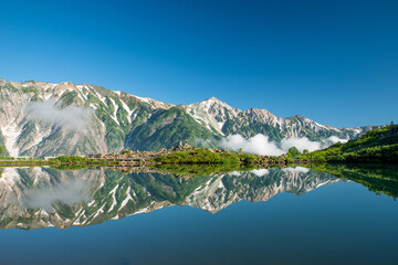 夏の八方池（白馬村）