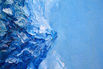 the painting is painted on canvas with oil paints background for creative design