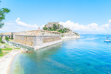 Old fortress in Corfu town