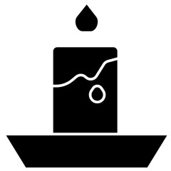 candle solid icon