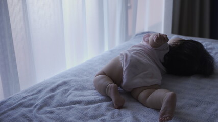 誰よりも早起きな赤ちゃん