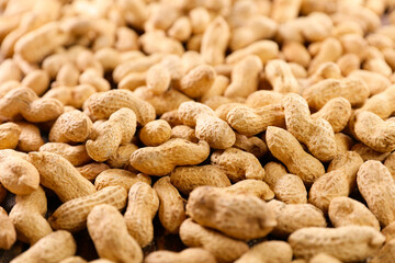 abundance of peanut with shell