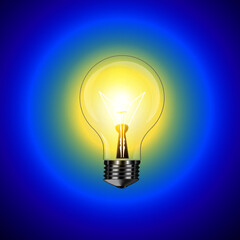 light bulb vector