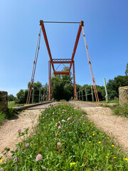 Pont levis sur le canal du nivernais, Bourgogne
