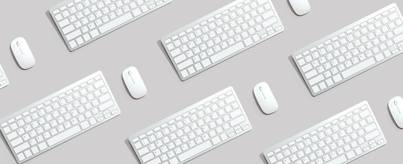 Computer keyboards and mouses