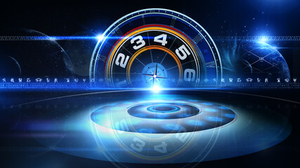 3D rendering Zodiac Wheel universe colorful backdrop loops. Use them to enhance any astrology video presentation or motion graphics project.