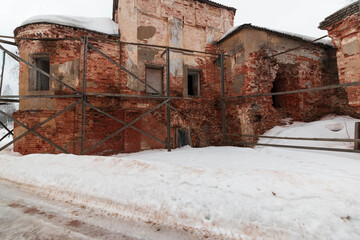 view of the monastery in Russia