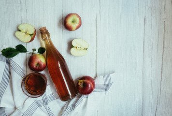 Homemade apple juice 
