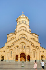 Fototapeta na wymiar Holy Trinity Cathedral, Tbilisi, Georgia