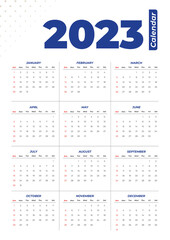 2023 calendar template