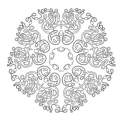 Fototapeta premium design black and white, CNC picture, decorative pattern